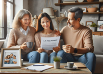 Family evaluating a Life Insurance Policy